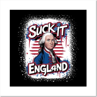 4th Of July Suck It England Independence Day Patriotic 1776 Posters and Art